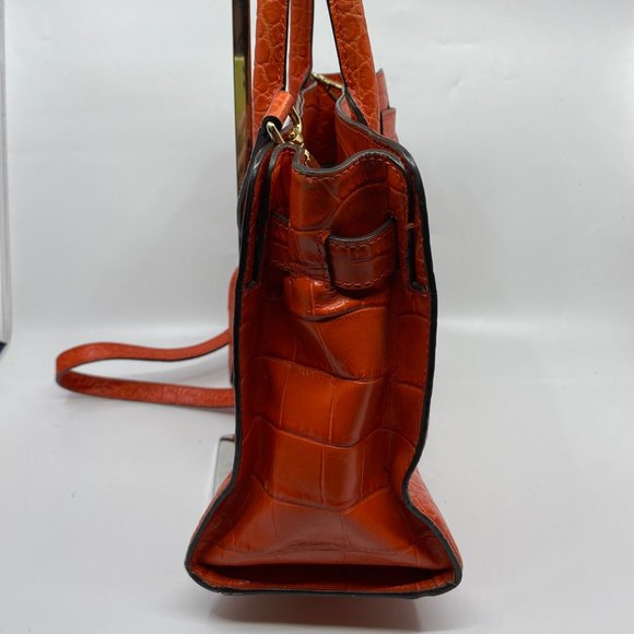 Michael Kors L Orange Leather Crossbody/Handbag - Picture 3 of 15